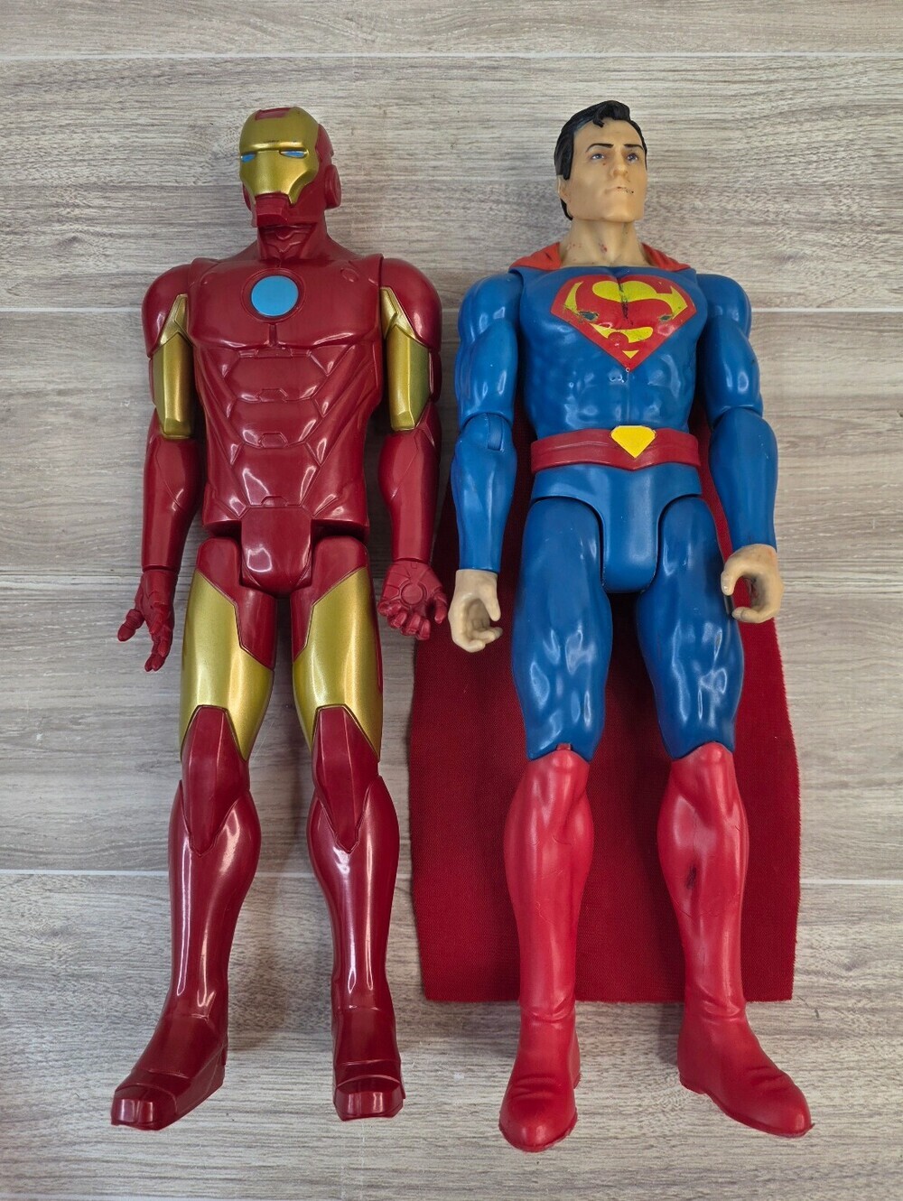 Marvel/DC Iron Man And Superman Action Figures